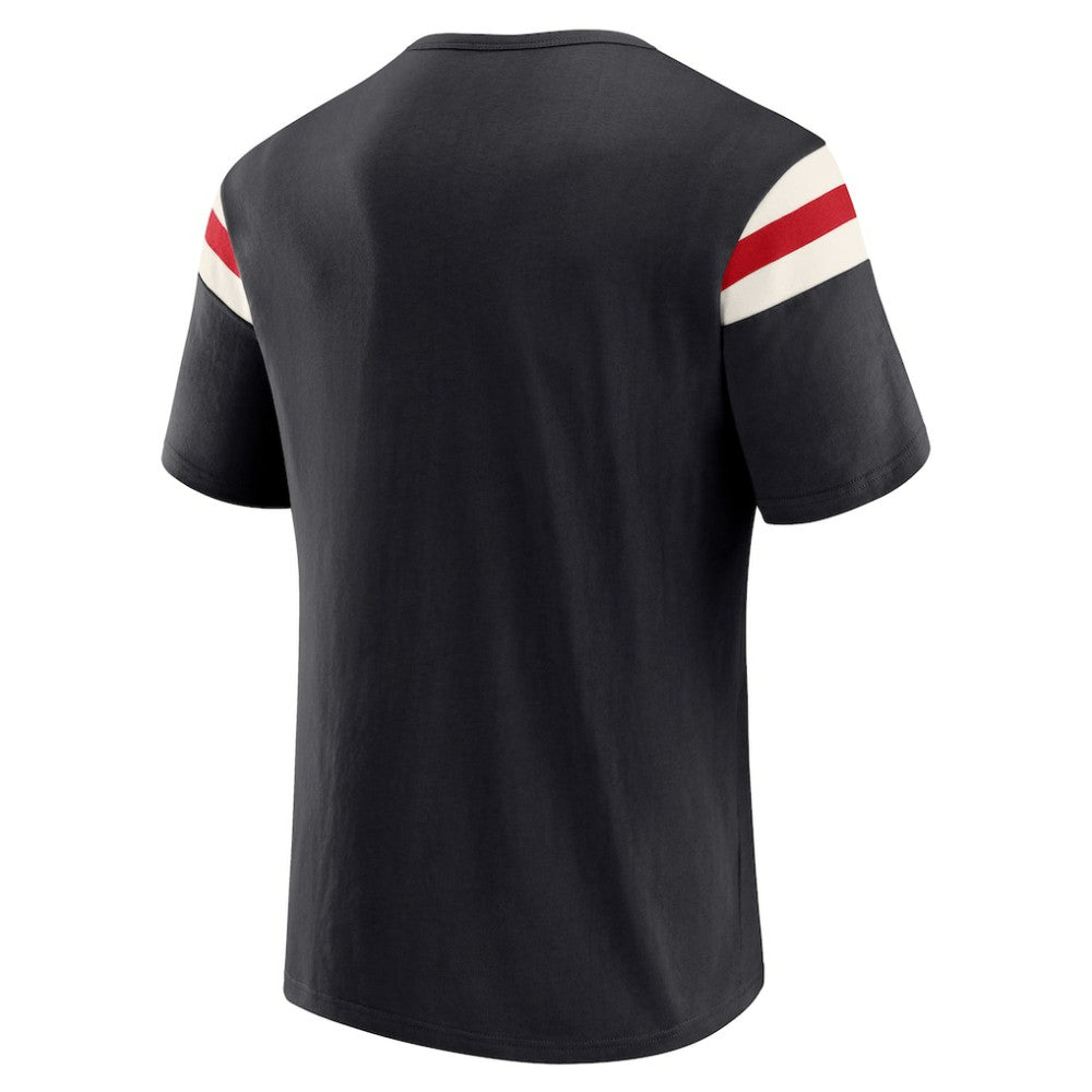 Arizona Diamondbacks Darius Rucker Collection by Fanatics Distressed Sleeve Stripe T-Shirt Sale