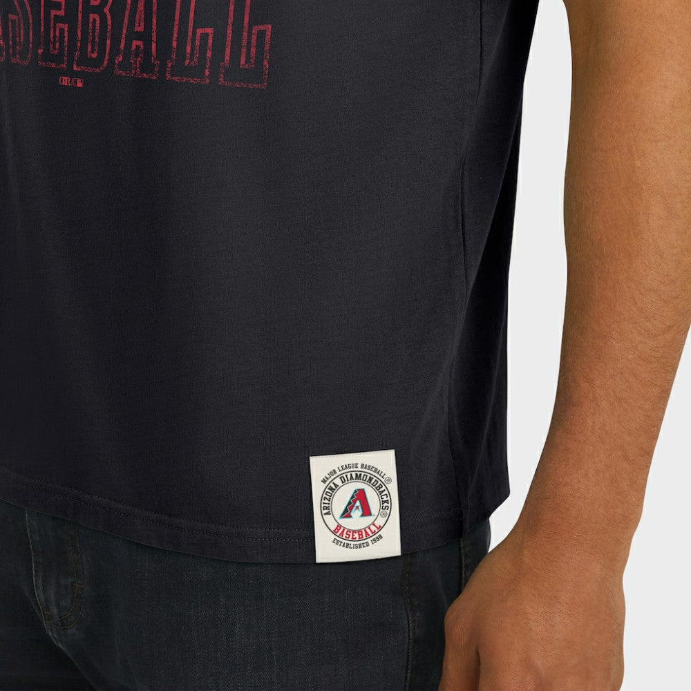 Arizona Diamondbacks Darius Rucker Collection by Fanatics Distressed Sleeve Stripe T-Shirt Sale