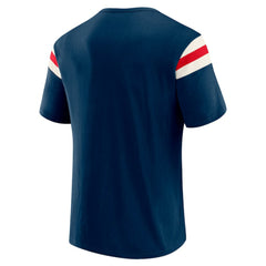 Boston Red Sox Darius Rucker Collection by Fanatics Distressed Sleeve Stripe T-Shirt Discount