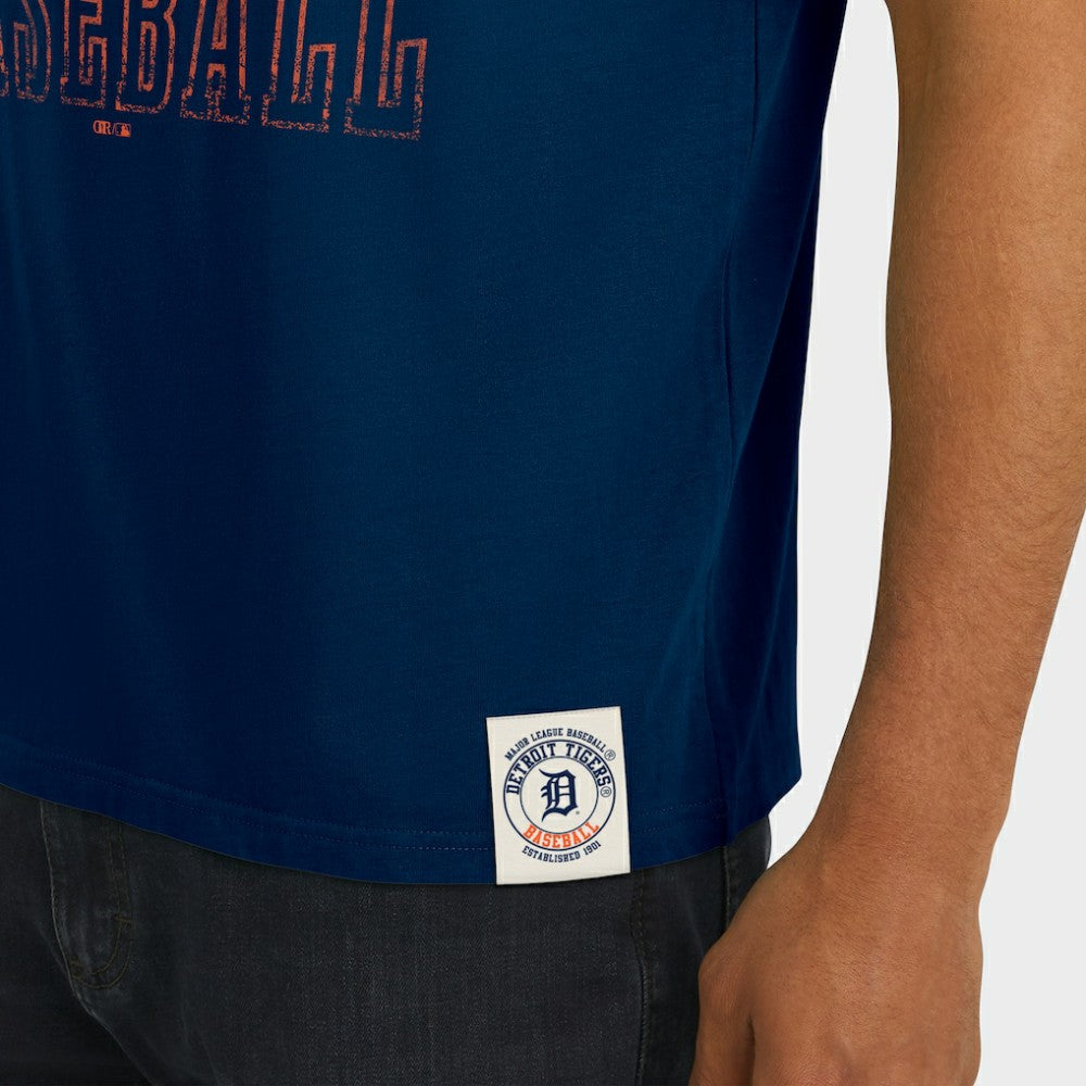 Detroit Tigers Darius Rucker Collection by Fanatics Distressed Sleeve Stripe T-Shirt Sale