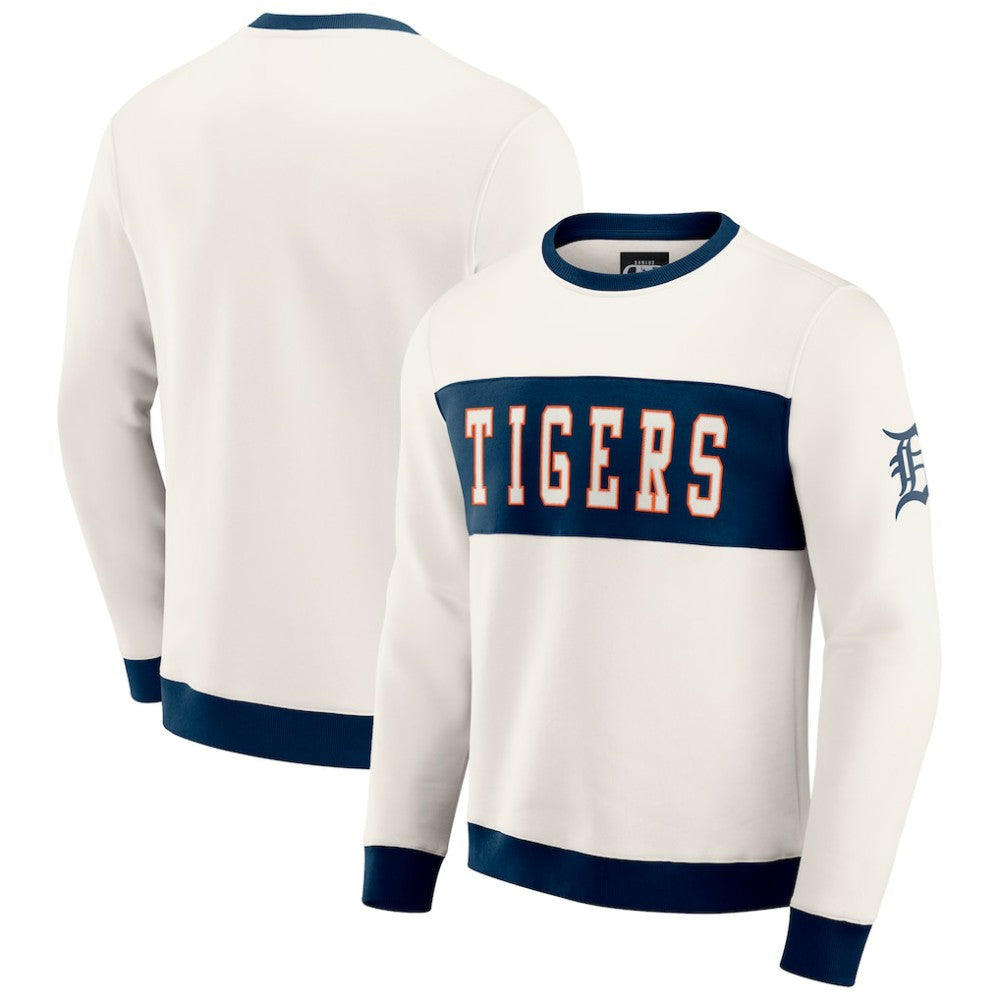 Detroit Tigers Darius Rucker Collection by Fanatics Colorblock Crewneck Sweatshirt Online