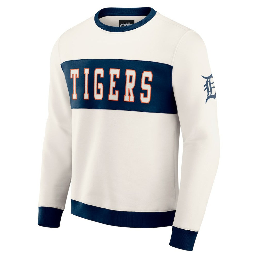 Detroit Tigers Darius Rucker Collection by Fanatics Colorblock Crewneck Sweatshirt Online