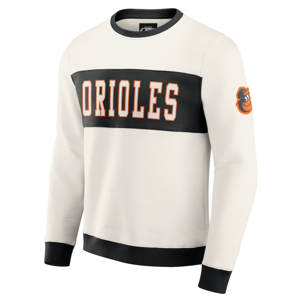 Baltimore Orioles Darius Rucker Collection by Fanatics Colorblock Crewneck Sweatshirt Discount