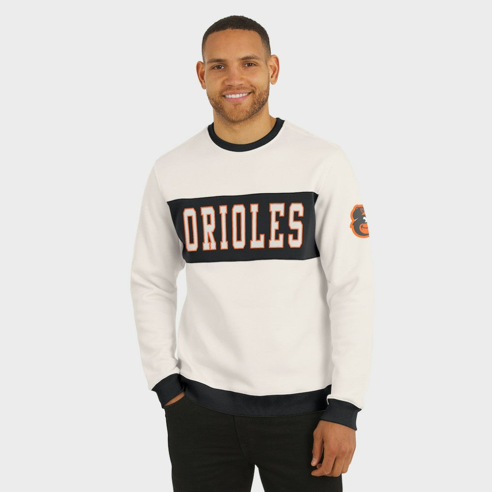 Baltimore Orioles Darius Rucker Collection by Fanatics Colorblock Crewneck Sweatshirt Discount