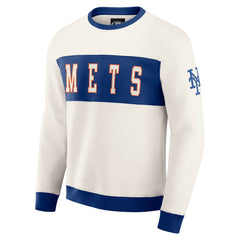 New York Mets Darius Rucker Collection by Fanatics Colorblock Crewneck Sweatshirt Discount