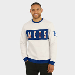 New York Mets Darius Rucker Collection by Fanatics Colorblock Crewneck Sweatshirt Discount