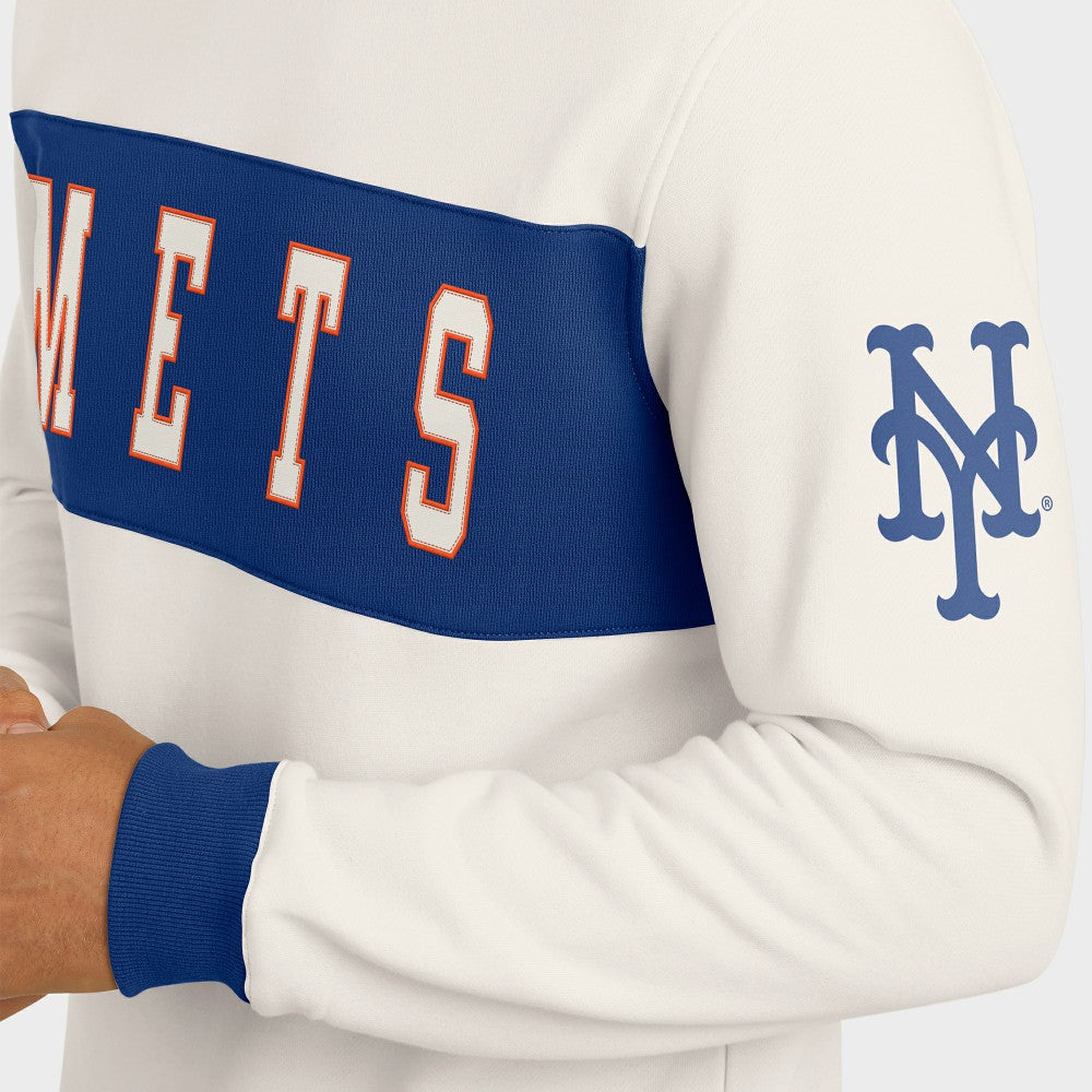 New York Mets Darius Rucker Collection by Fanatics Colorblock Crewneck Sweatshirt Discount