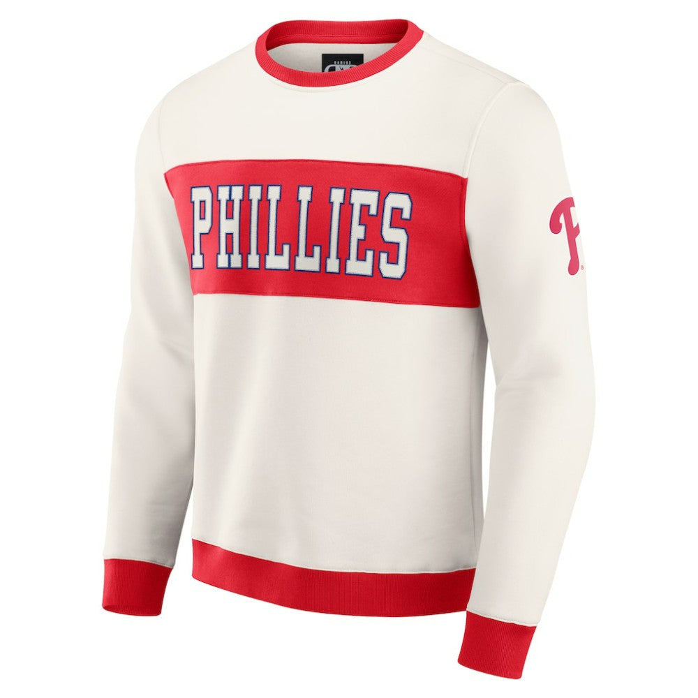 Philadelphia Phillies Darius Rucker Collection by Fanatics Colorblock Crewneck Sweatshirt Near Me
