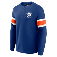 Detroit Tigers Darius Rucker Collection by Fanatics Waffle-Knit Raglan Long Sleeve Henley T-Shirt Sale