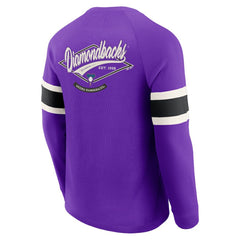 Arizona Diamondbacks Darius Rucker Collection by Fanatics Waffle-Knit Raglan Long Sleeve Henley T-Shirt Discount