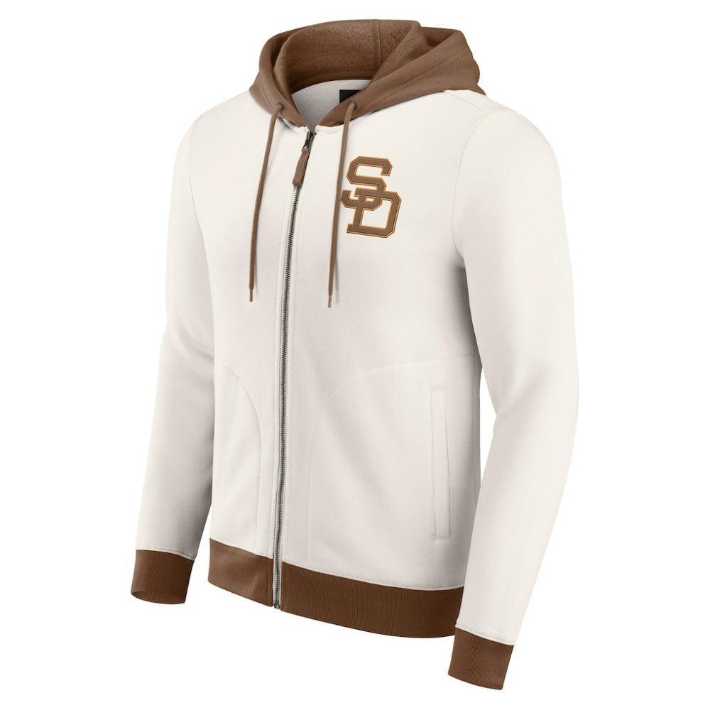 San Diego Padres Darius Rucker Collection by Fanatics Men's Polar Fleece Full-Zip Hoodie Sale