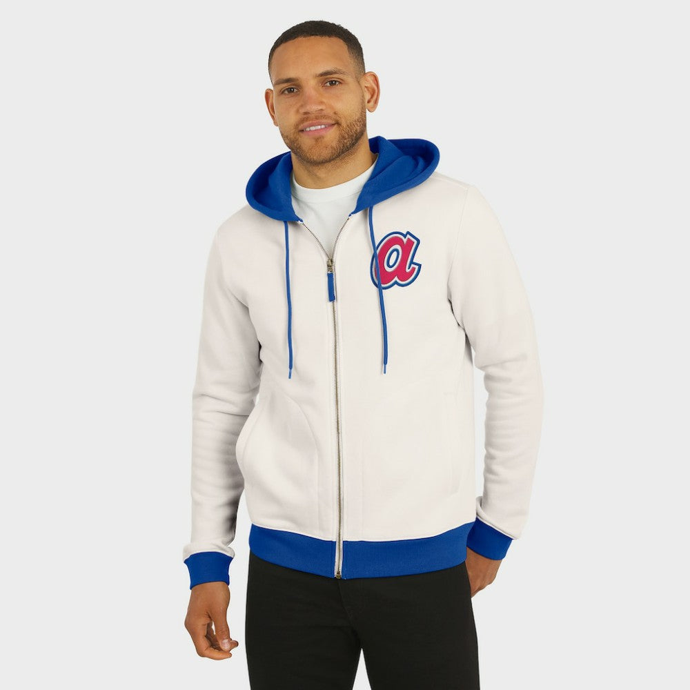 Atlanta Braves Darius Rucker Collection by Fanatics Men's Polar Fleece Full-Zip Hoodie Online