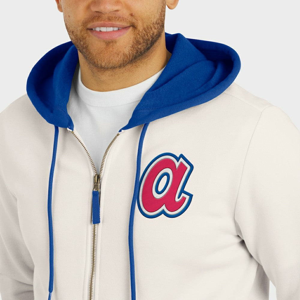 Atlanta Braves Darius Rucker Collection by Fanatics Men's Polar Fleece Full-Zip Hoodie Online