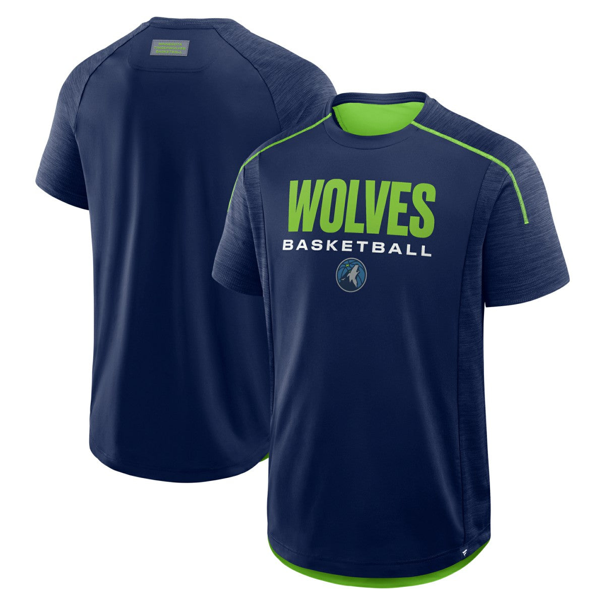 Fanatics Minnesota Timberwolves Inbound Pass Play Practice T-Shirt Navy