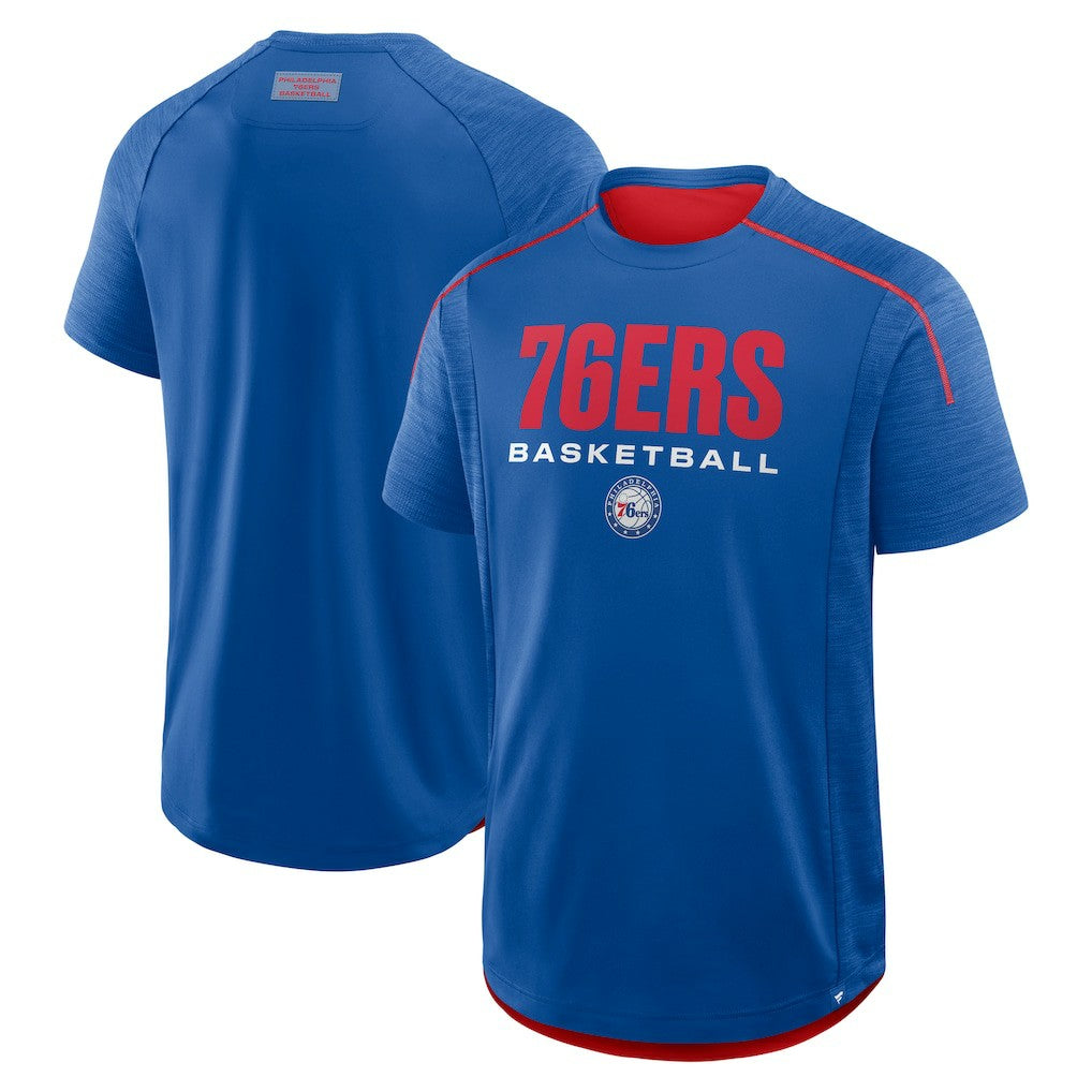 Fanatics Philadelphia 76ers Inbound Pass Play Practice T-Shirt Royal