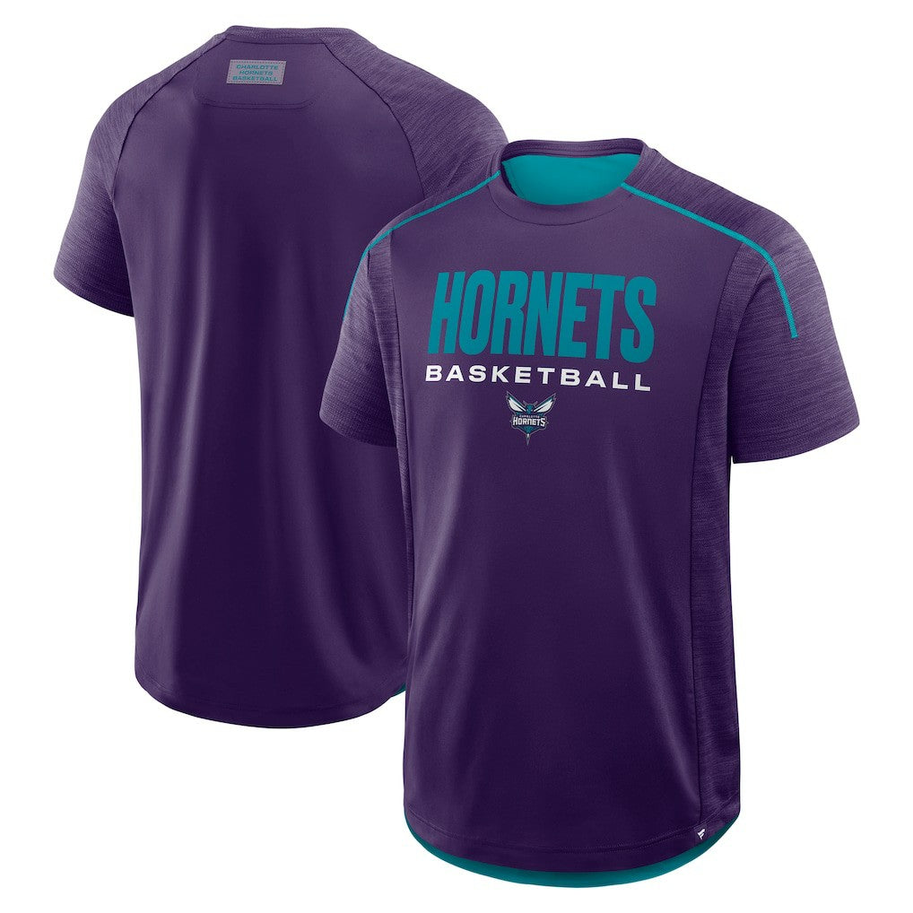 Fanatics Charlotte Hornets Inbound Pass Play Practice T-Shirt Purple