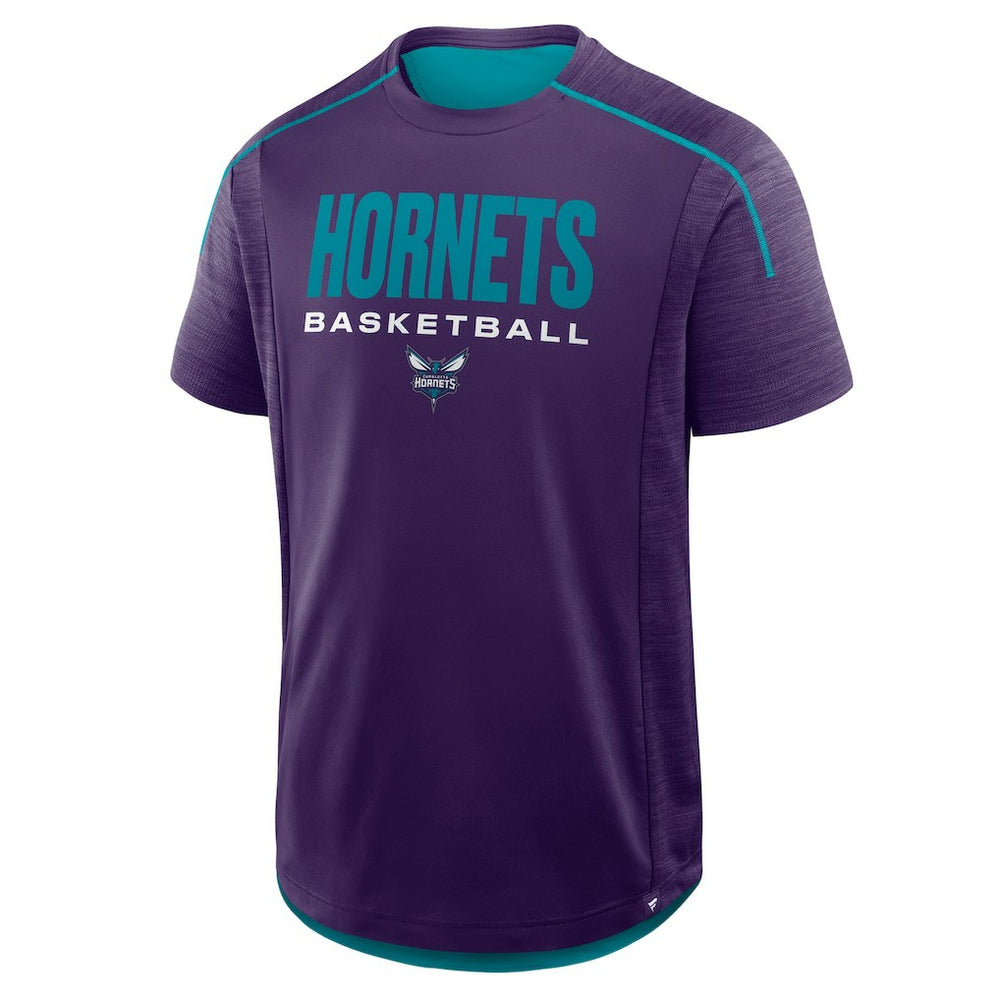 Fanatics Charlotte Hornets Inbound Pass Play Practice T-Shirt Purple