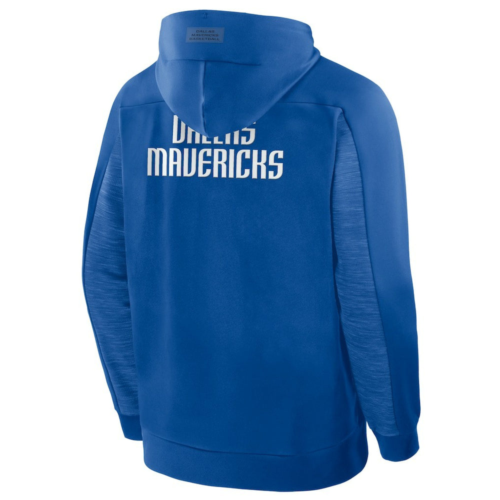 Fanatics Dallas Mavericks Back Door Cut Play Defender Full-Zip Hoodie Blue