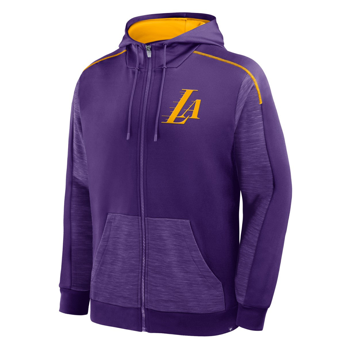 Fanatics Los Angeles Lakers Back Door Cut Play Defender Full-Zip Hoodie Purple
