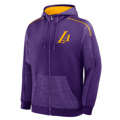 Fanatics Los Angeles Lakers Back Door Cut Play Defender Full-Zip Hoodie Purple