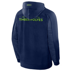 Fanatics Minnesota Timberwolves Back Door Cut Play Defender Full-Zip Hoodie Navy