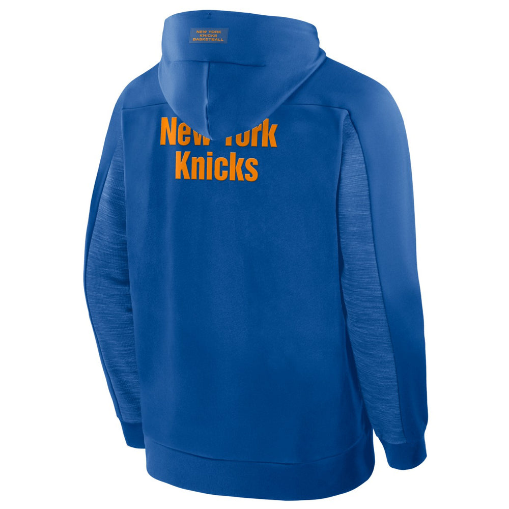 Fanatics New York Knicks Back Door Cut Play Defender Full-Zip Hoodie Blue