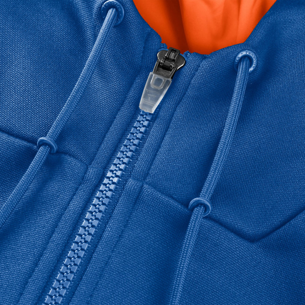 Fanatics New York Knicks Back Door Cut Play Defender Full-Zip Hoodie Blue
