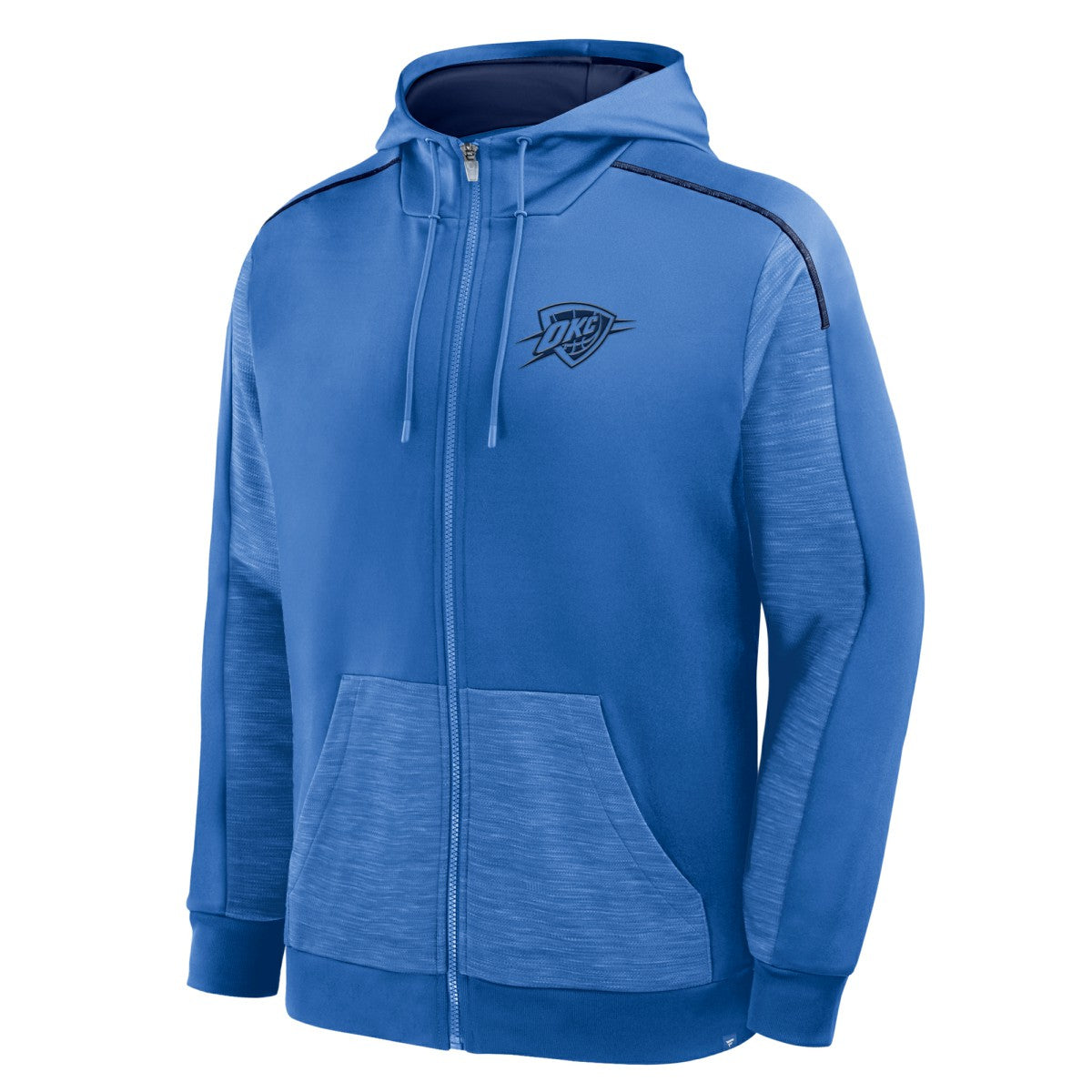 Fanatics Oklahoma City Thunder Back Door Cut Play Defender Full-Zip Hoodie Blue