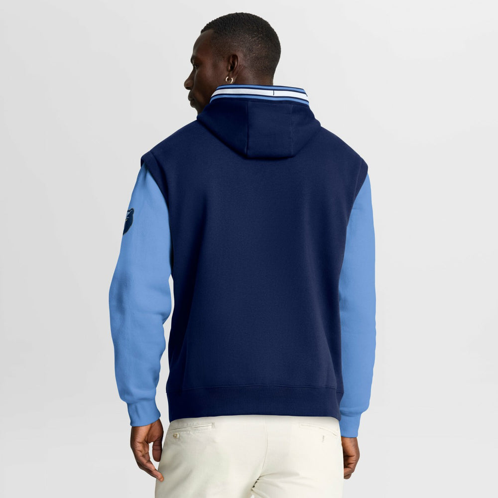 Fanatics Memphis Grizzlies Half Court Shot Clock Fastbreak Hoodie Navy/Blue