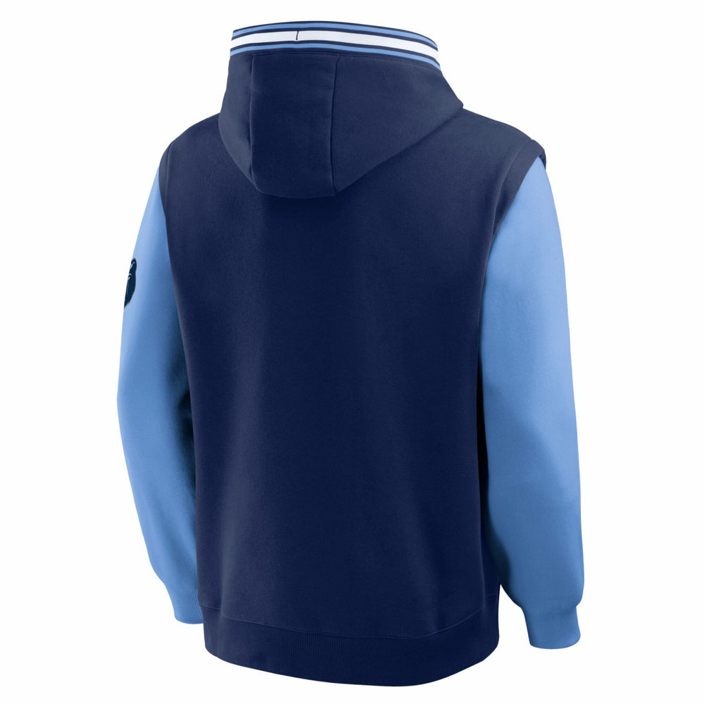 Fanatics Memphis Grizzlies Half Court Shot Clock Fastbreak Hoodie Navy/Blue