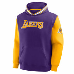 Fanatics Los Angeles Lakers Half Court Shot Clock Fastbreak Hoodie Purple/Gold