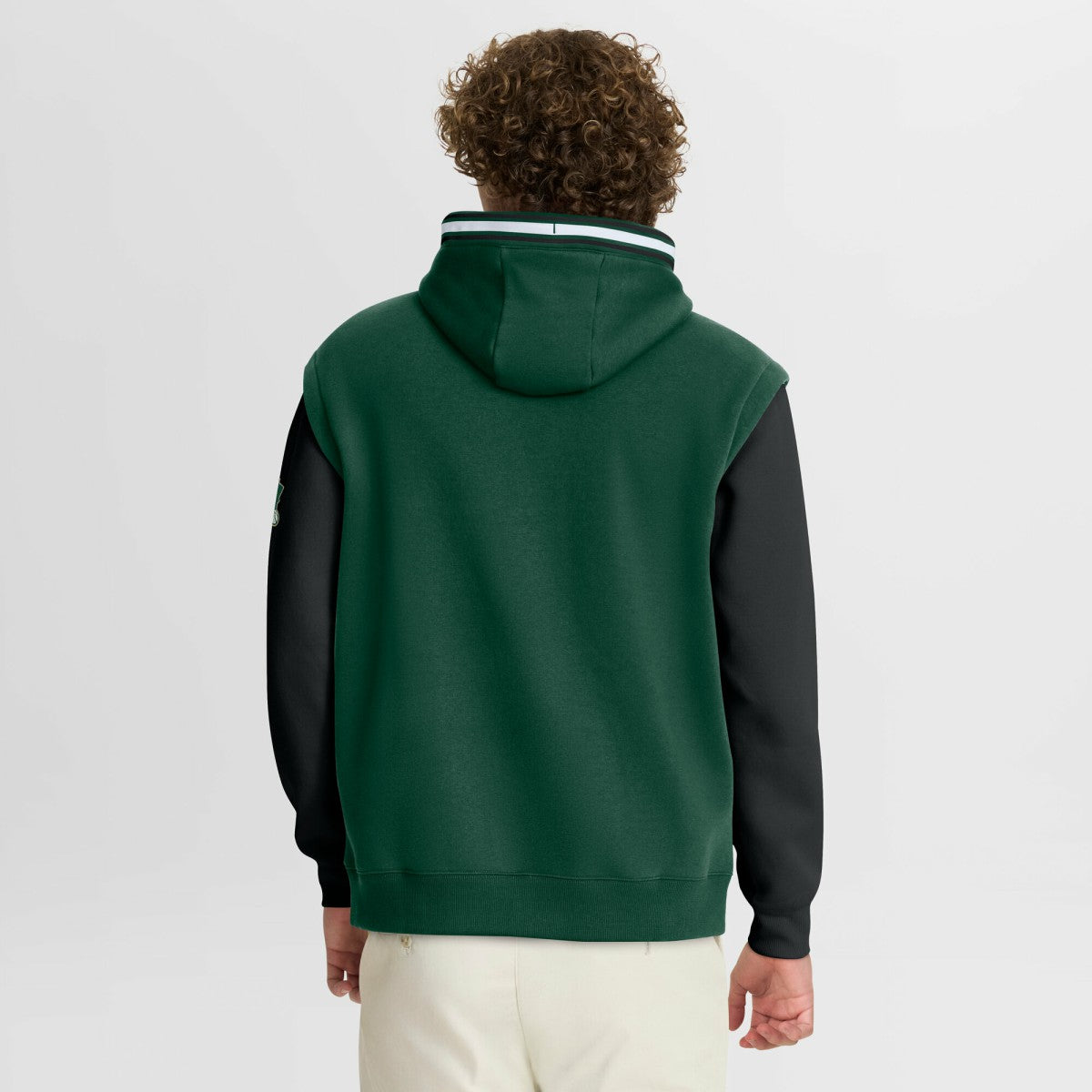 Fanatics Milwaukee Bucks Half Court Shot Clock Fastbreak Hoodie Hunter Green/Black