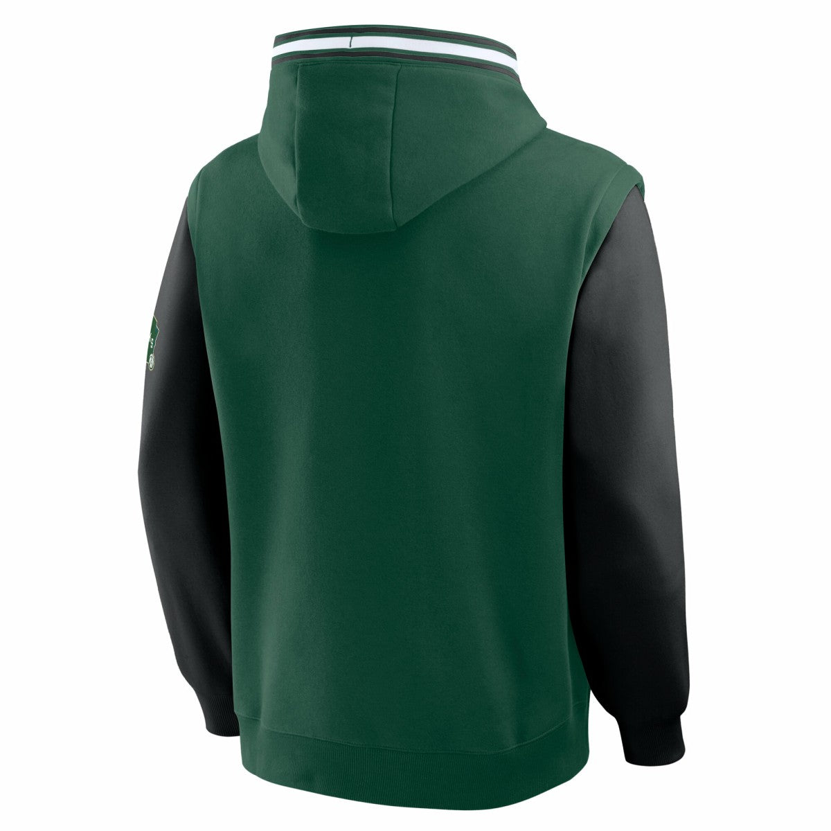 Fanatics Milwaukee Bucks Half Court Shot Clock Fastbreak Hoodie Hunter Green/Black