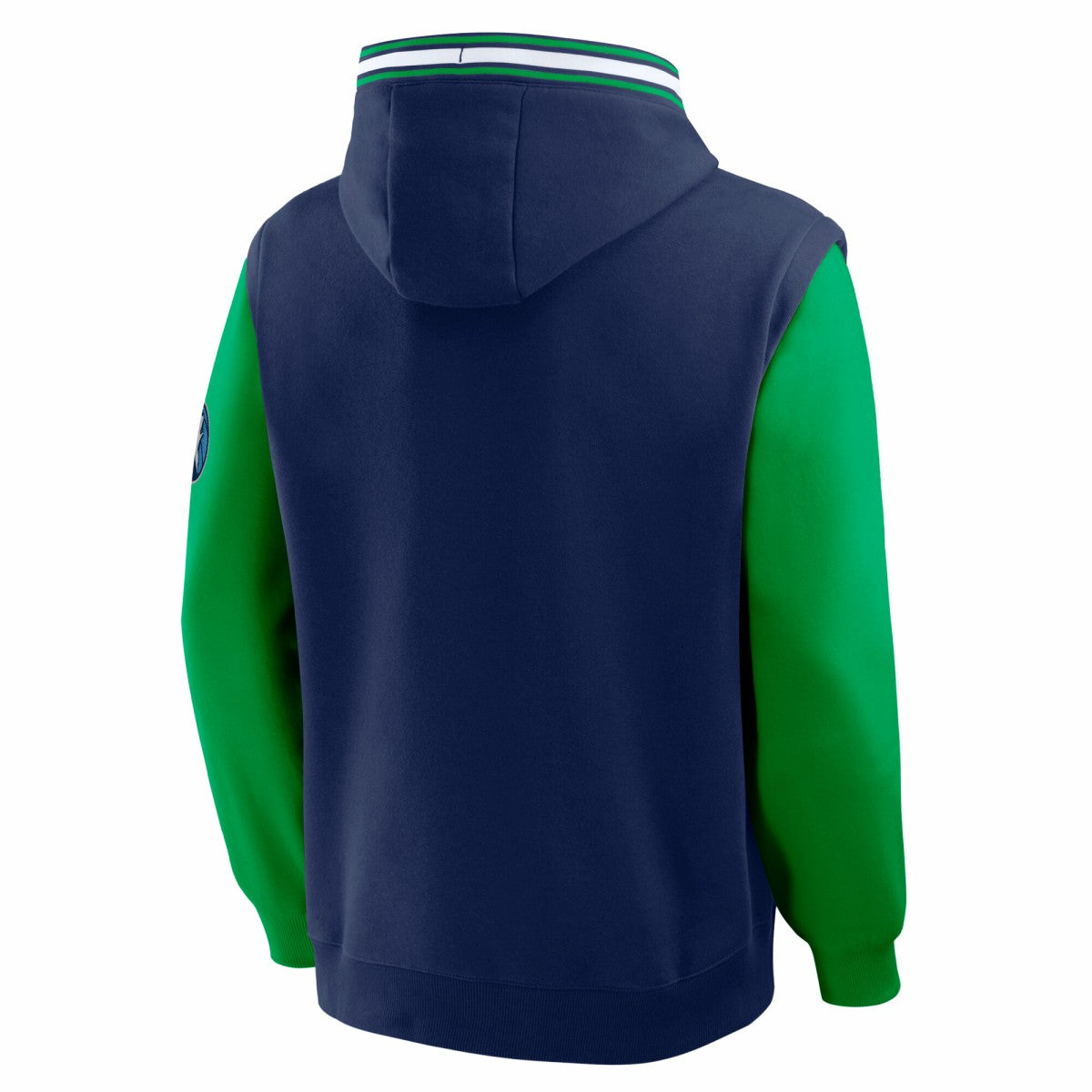 Fanatics Minnesota Timberwolves Half Court Shot Clock Fastbreak Hoodie Navy/Green
