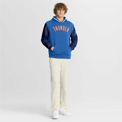 Fanatics Oklahoma City Thunder Half Court Shot Clock Fastbreak Hoodie Blue/Navy
