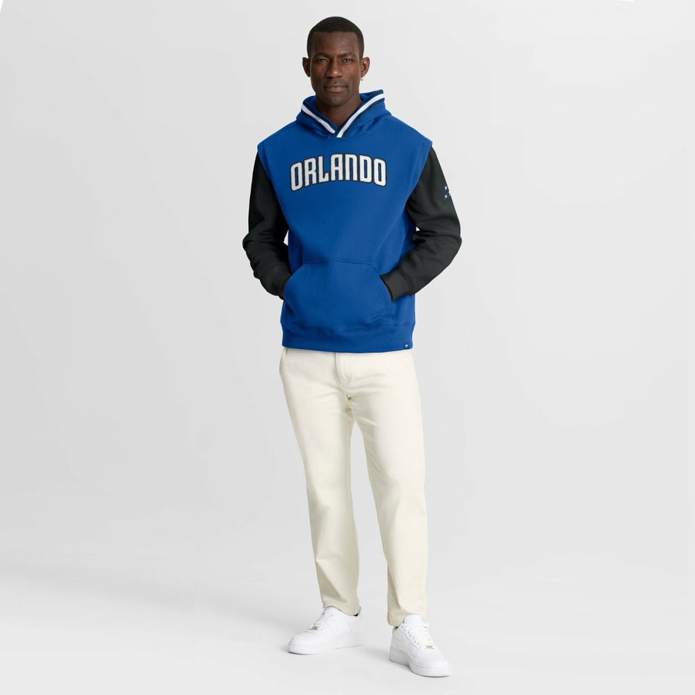 Fanatics Orlando Magic Half Court Shot Clock Fastbreak Hoodie Blue/Black