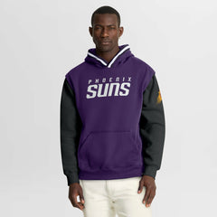Fanatics Phoenix Suns Half Court Shot Clock Fastbreak Hoodie Purple/Black