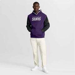 Fanatics Phoenix Suns Half Court Shot Clock Fastbreak Hoodie Purple/Black