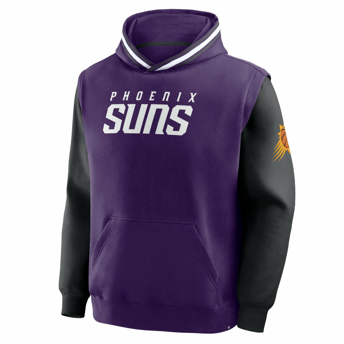 Fanatics Phoenix Suns Half Court Shot Clock Fastbreak Hoodie Purple/Black