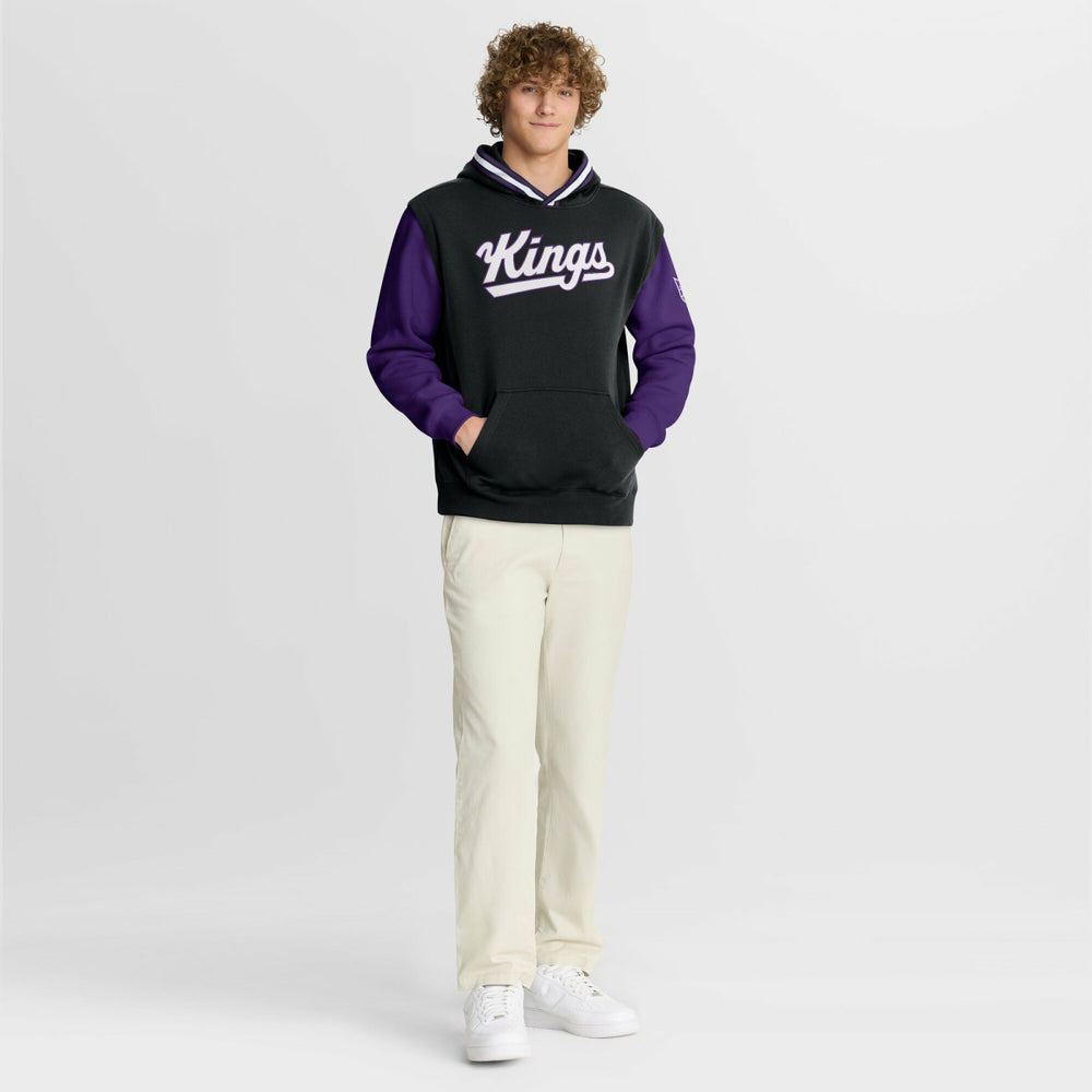 Fanatics Sacramento Kings Half Court Shot Clock Fastbreak Hoodie Black/Purple