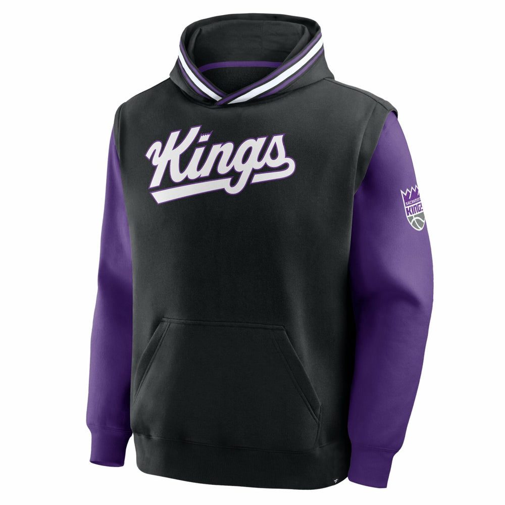 Fanatics Sacramento Kings Half Court Shot Clock Fastbreak Hoodie Black/Purple
