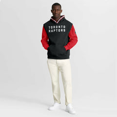 Fanatics Toronto Raptors Half Court Shot Clock Fastbreak Hoodie Black/Red