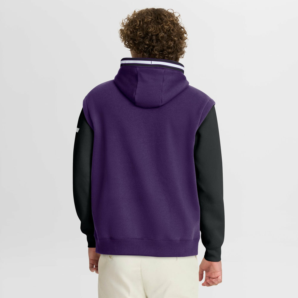 Fanatics Utah Jazz Half Court Shot Clock Fastbreak Hoodie Purple/Black