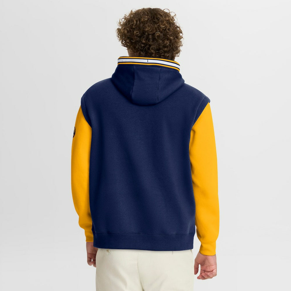 Fanatics Denver Nuggets Half Court Shot Clock Fastbreak Hoodie Navy/Gold