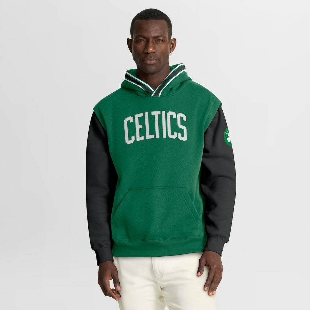 Fanatics Boston Celtics Half Court Shot Clock Fastbreak Hoodie Kelly Green/Black
