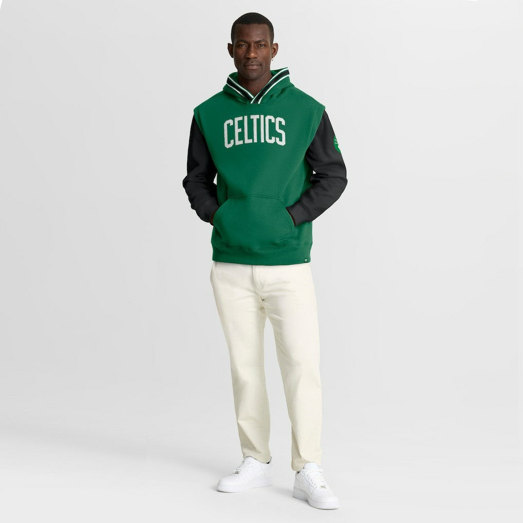 Fanatics Boston Celtics Half Court Shot Clock Fastbreak Hoodie Kelly Green/Black