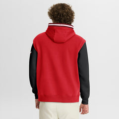 Fanatics Chicago Bulls Half Court Shot Clock Fastbreak Hoodie Red/Black