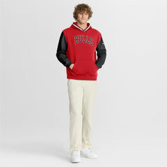 Fanatics Chicago Bulls Half Court Shot Clock Fastbreak Hoodie Red/Black