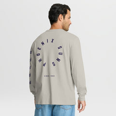 Fanatics Phoenix Suns Crossover Collection Ball Screen Action Premium Long Sleeve T-Shirt Cream