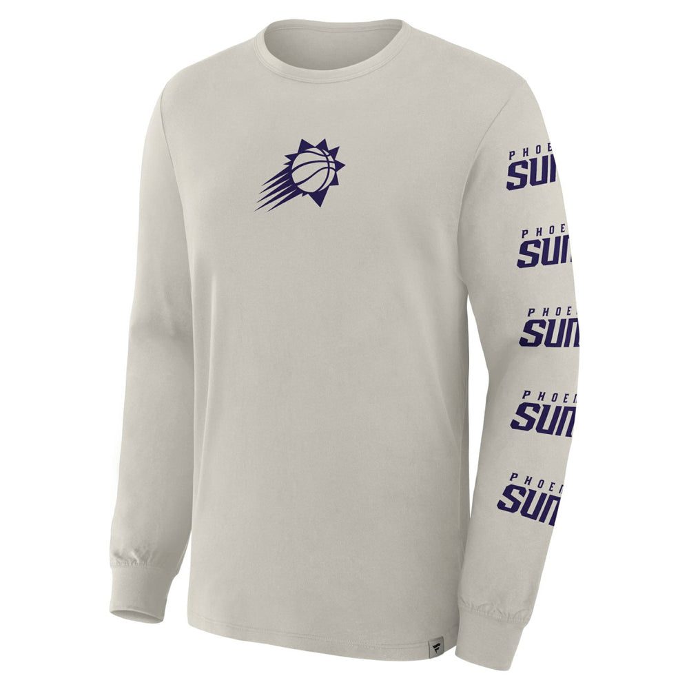 Fanatics Phoenix Suns Crossover Collection Ball Screen Action Premium Long Sleeve T-Shirt Cream